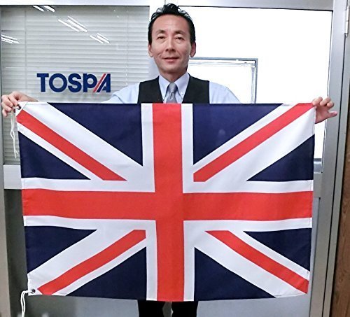 TOSPA Англия национальный флаг NO1 Union Jack Британия национальный флаг 70×105cmteto long производства сделано в Японии 