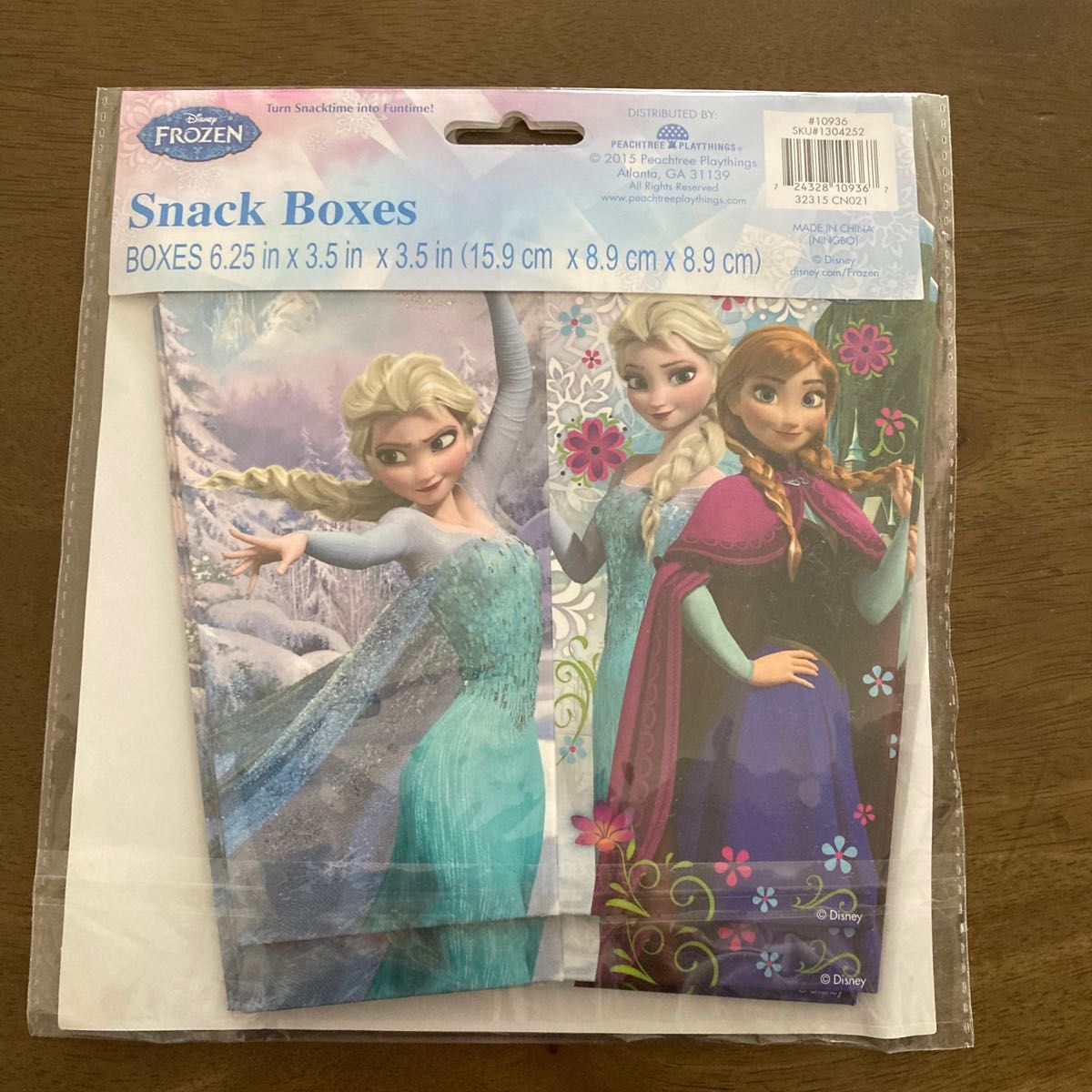 アナと雪の女王 スナックボックス 4個 新品