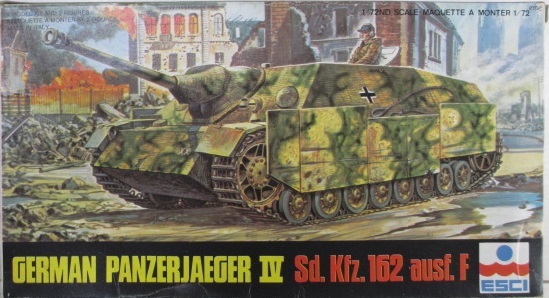 ジャンク ★ ESCI / エッシー　1/72　GERMAN PANZERJAEGER Ⅳ　Sd.Kfz.162 ausf.F ★ IV号駆逐戦車 F型　No.8056_画像6