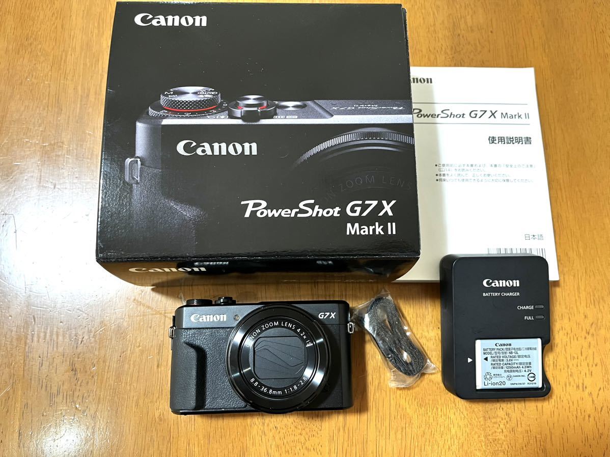 Yahoo!オークション - Canon PowerShot G7X Mark Ⅱ 取説...