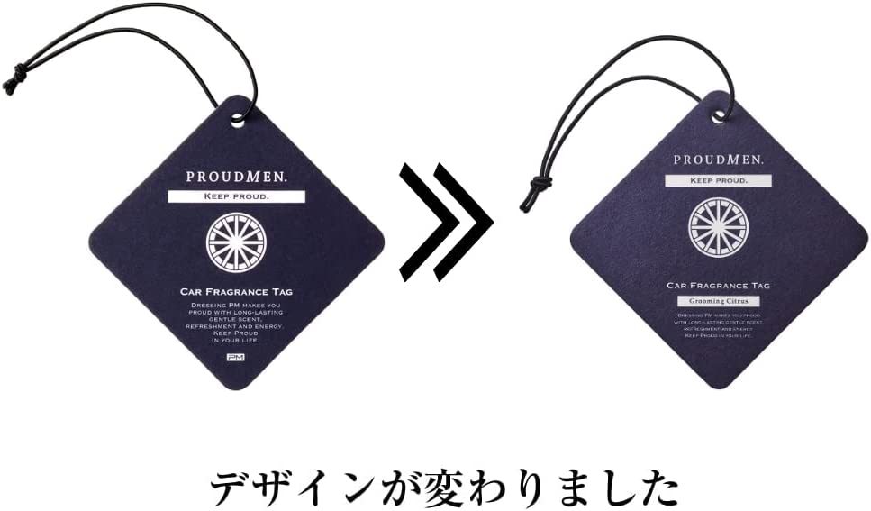 単品1枚 プラウドメン 車用芳香剤 カーフレグランスタグ 1枚 (グルーミング・シトラスの香り) 吊り下げ型 芳香剤_画像7