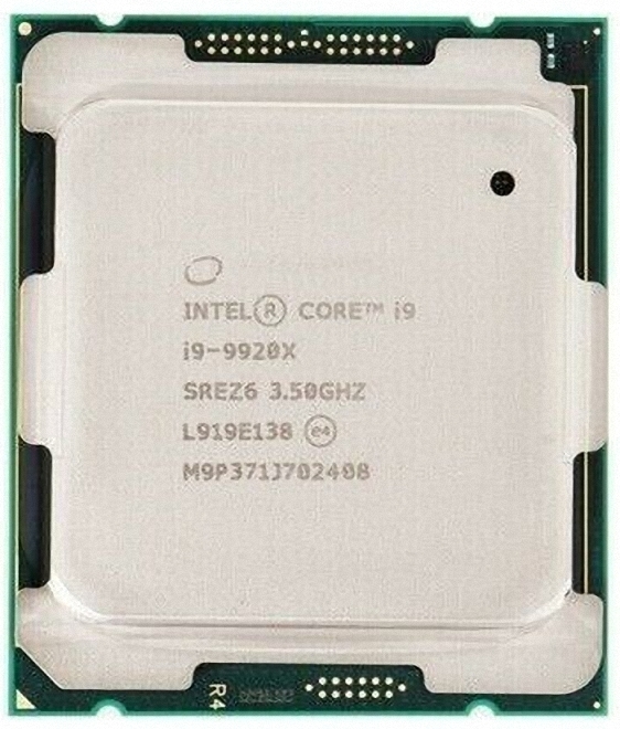 Intel Core i9-9920X SREZ6 12C 3.5GHz 19.25MB 165W LGA2066_画像1