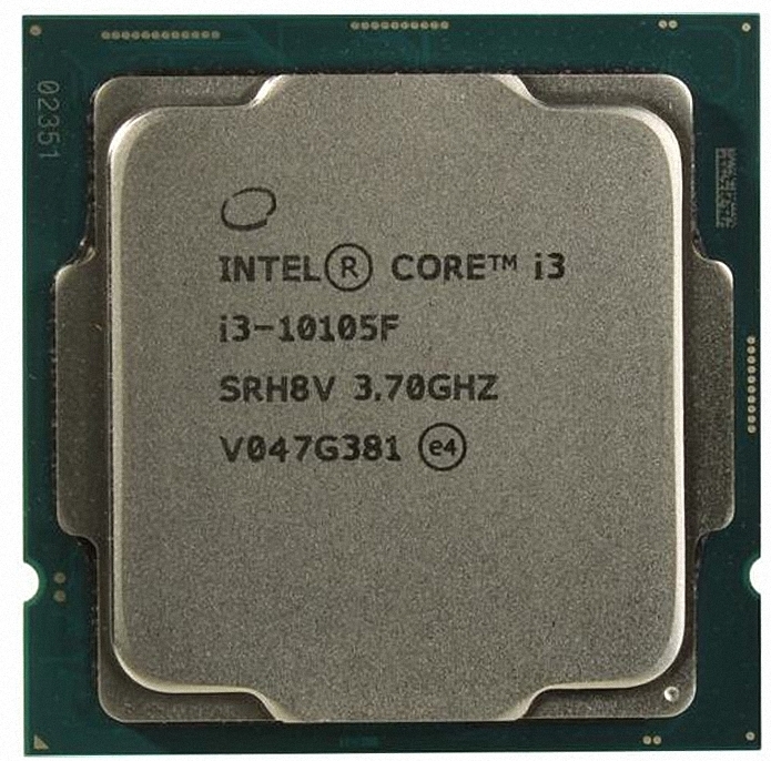 在庫有】 i3-10105F Core Intel SRH8V LGA1200 65W 6MB 3.7GHz 4C Core