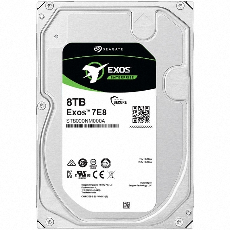 HDD SEAGATE ST8000NM000A 8TB 3.5インチ 7200rpm 6Gb/s SATA3 SATA 中古_画像1