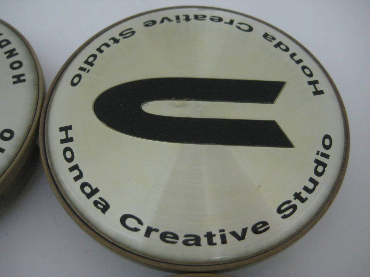 k7190 ホンダ 純正 アルミホイール用センターキャップ4個中古 HONDA CREATIVE STUDIO 08W16-S3N-A000-02 08W14-TB6-K003-02_画像3