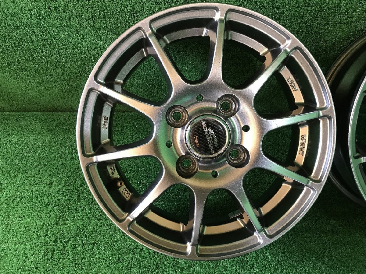 A-TECH SCHNEDER 13インチアルミホイール 13x4j+42 PCD100 4穴 a-2862 A0-4-TK_画像2