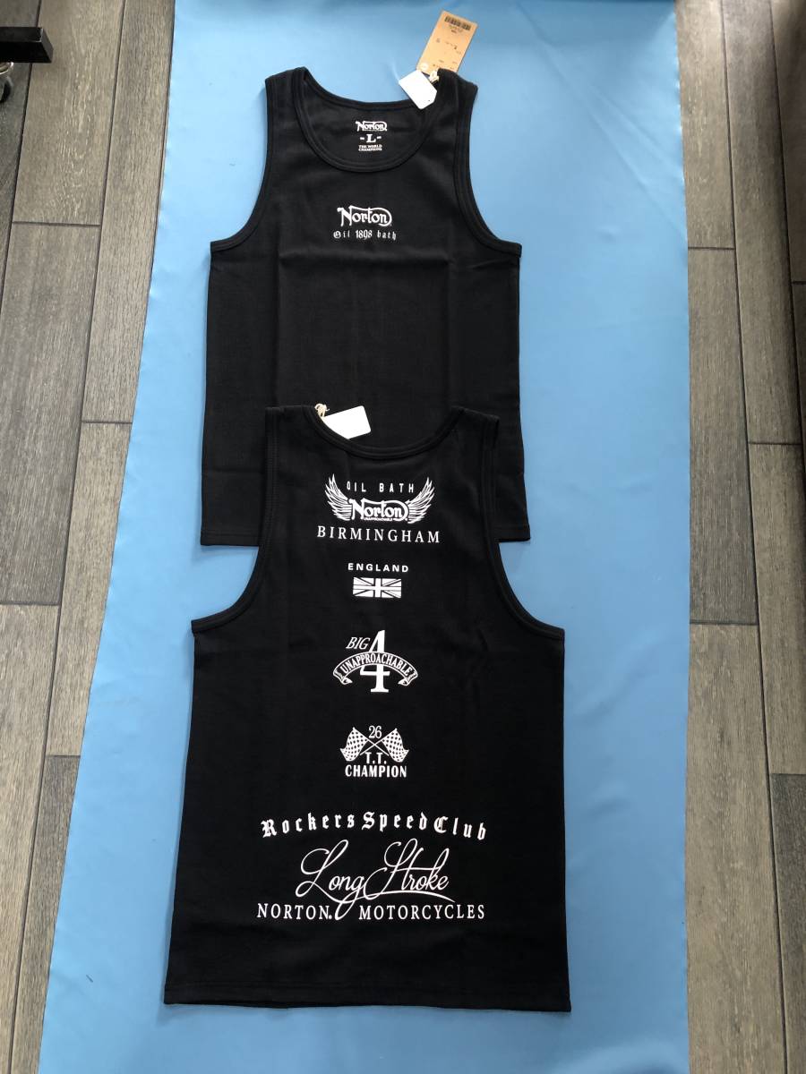 [Norton]232N1014B tank top * black X L