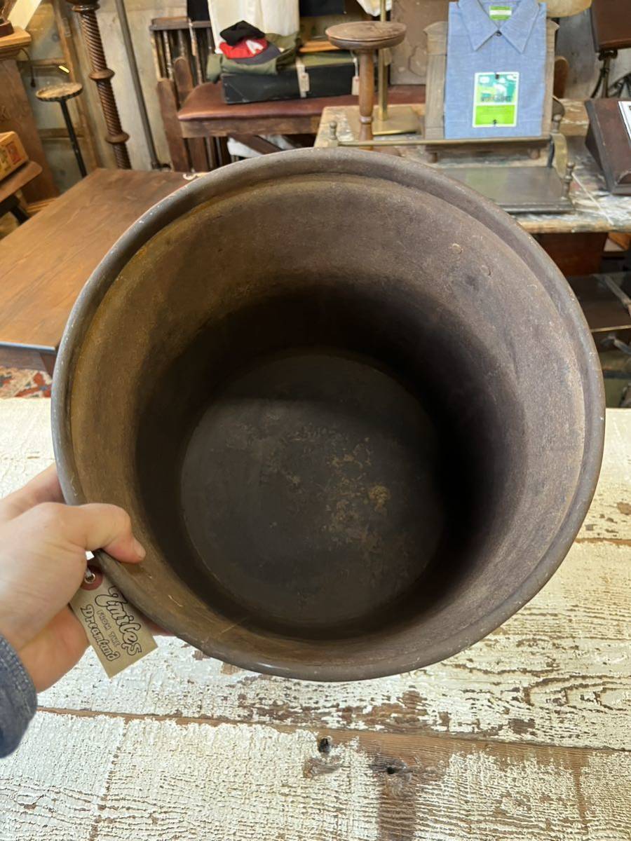 【vintage】オイル缶 シアーズ SEARS can 30s インダストリアル アンティーク 店舗什器 us ヴィンテージ 古着antique 鉢カバー 傘立ての画像10