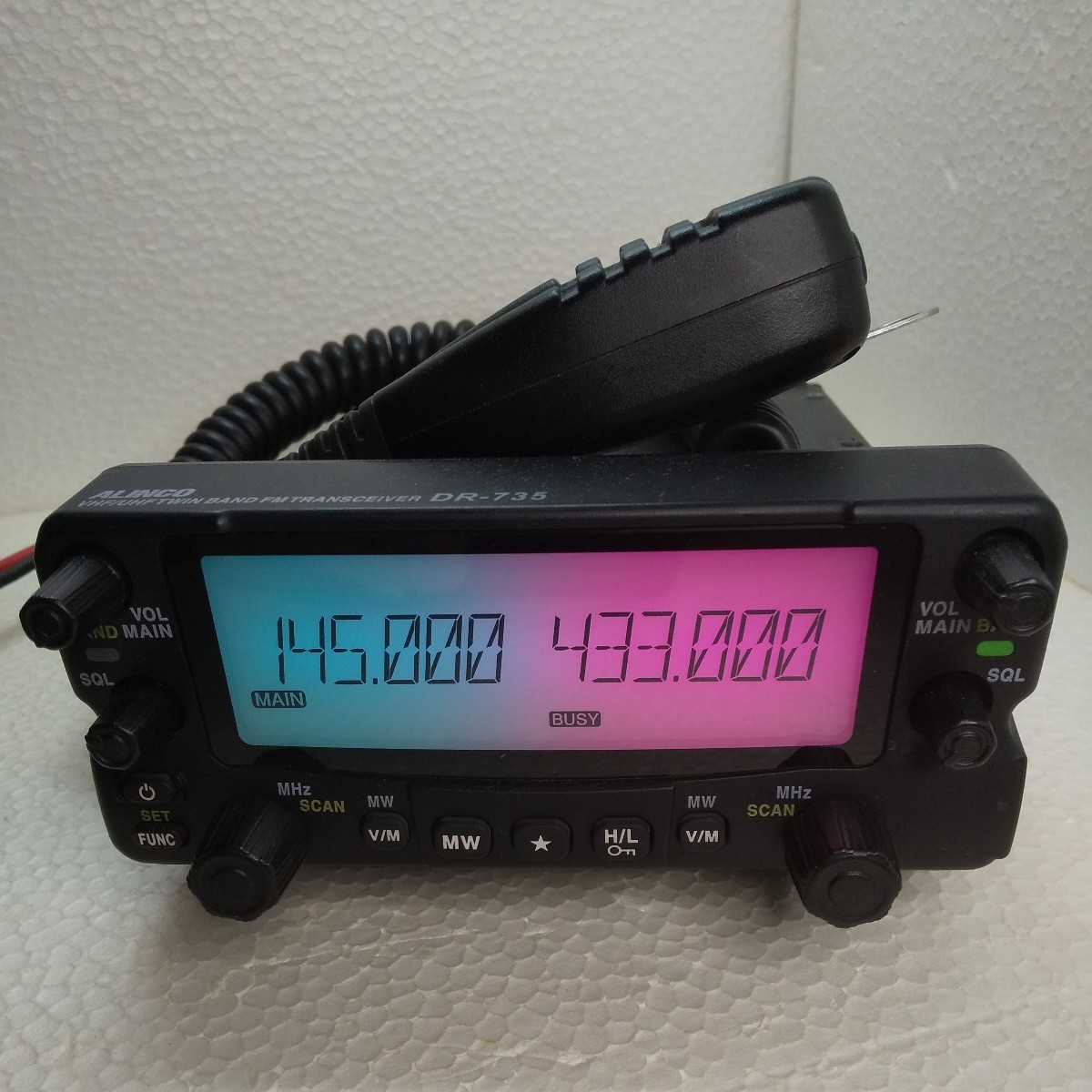 ALINCO DR-735H V&U/50Wハイパワー機☆144/430MHz FMトランシーバー