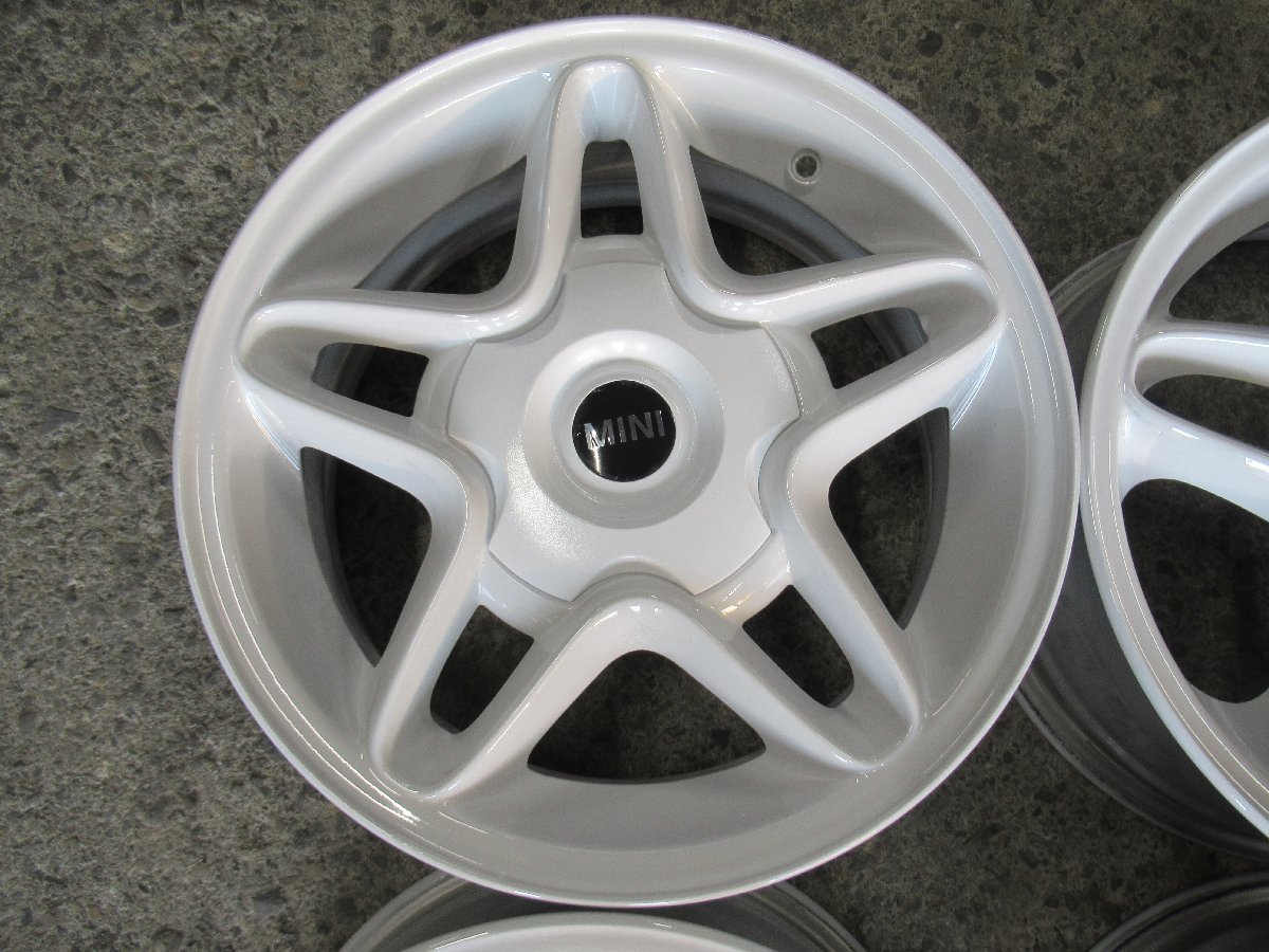 MINI・クーペ・ロードスター】16X6.5J+48 4/100【ホワイト塗装】MINI