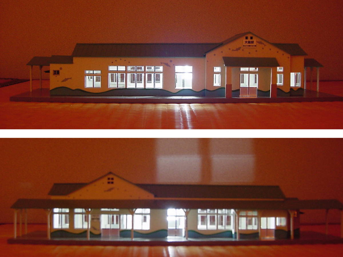 LED照明付きHOサイズ JR東日本山田線 大槌駅模型 HOゲージ LED照明付きHOサイズ JR東日本山田線 大槌駅模型 HOゲージ
