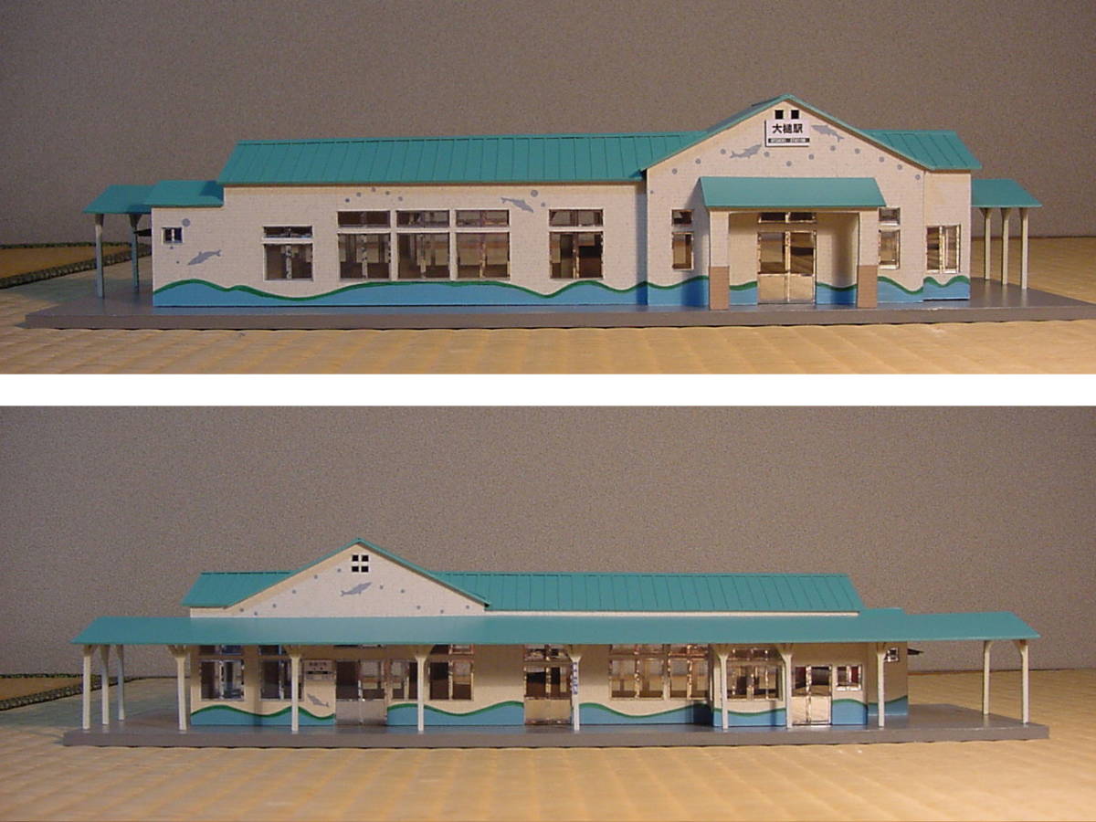 LED照明付きHOサイズ JR東日本山田線 大槌駅模型 HOゲージ LED照明付きHOサイズ JR東日本山田線 大槌駅模型 HOゲージ