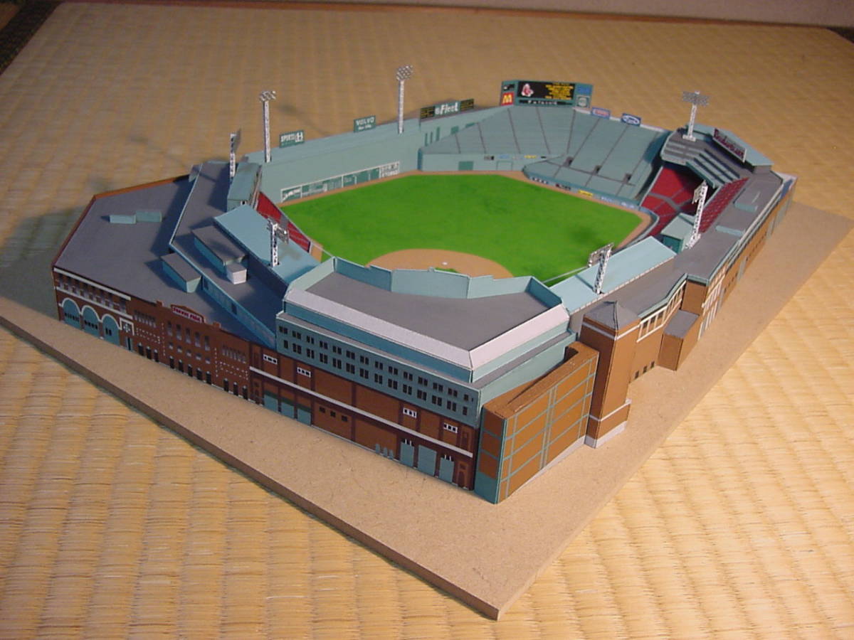 FENWAY PARK建築模型 ボストンレッドソックスの本拠地 fp09 FENWAY PARK建築模型 ボストンレッドソックスの本拠地 fp09
