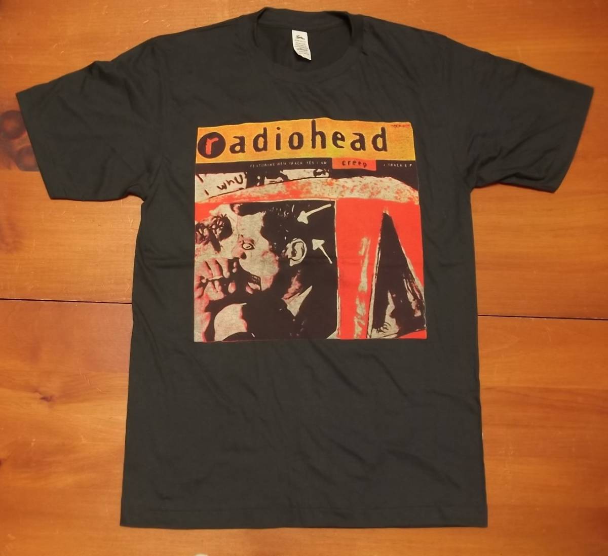 新品 【radiohead】レディオヘッド Creep プリントTシャツ L