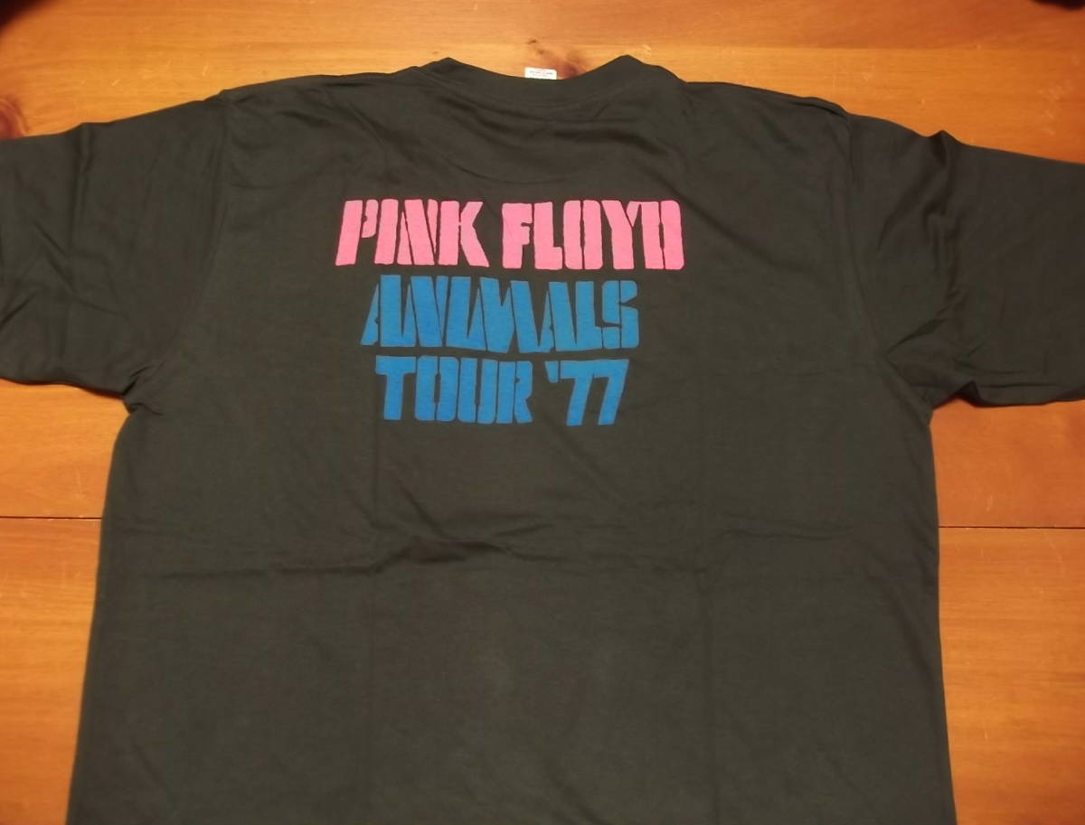 XXL 新品 【PINK FLOYD】ピンクフロイド ANIMALS TOUR Vintage Style 両面プリントTシャツ // プログレ ロックTシャツ バンドTシャツ_画像3