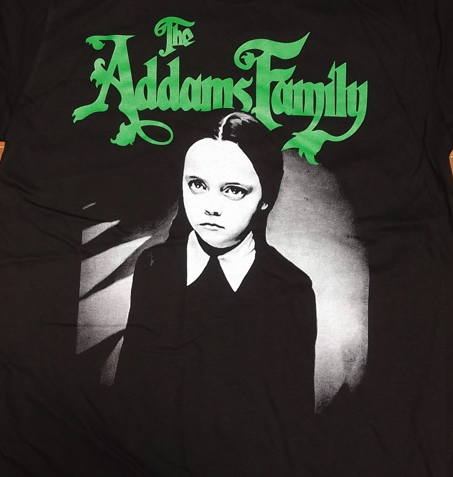 新品 【The Addams Family】アダムスファミリー ウェンズデー プリント