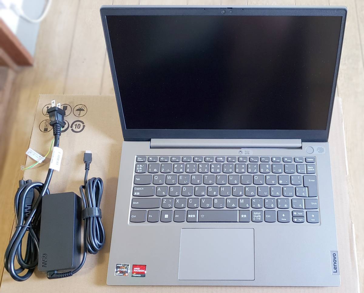 新品同様 Lenovo ThinkBook14 Gen3/Ryzen5 5600U/Win11 Pro/DDR4-8GB