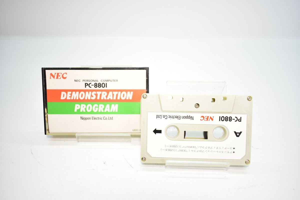 NEC PC-8801 DEMONSTRATION PROGRAM カセットテープ版 [デモンストレーション プログラム]の画像2