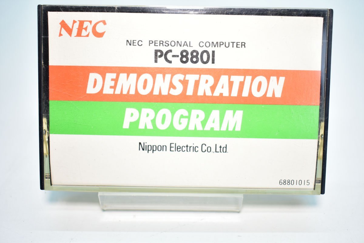 NEC PC-8801 DEMONSTRATION PROGRAM カセットテープ版 [デモンストレーション プログラム]の画像1