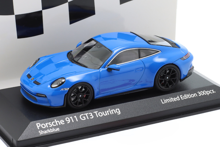 【正規販売店】 911 ポルシェ 1/43 ミニチャンプス 992 413069605 sharkblue Touering GT3 911 Porsche 1:43 Minichamps 300台限定 2021 ツーリング GT3 乗用車