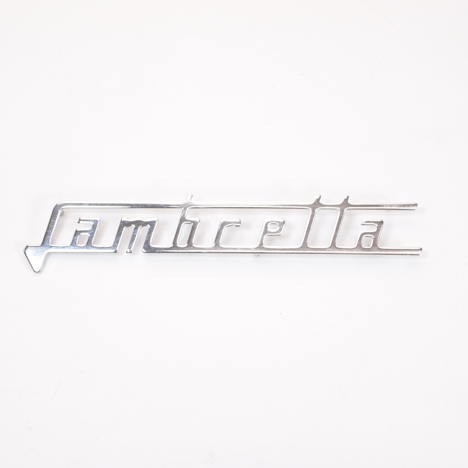 Badge legshield -casa LAMBRETTA- Lambretta - LIS 125 SX J50 DL ランブレッタ レッグシールドスクリプト バッジ 3型後期SX等_画像1