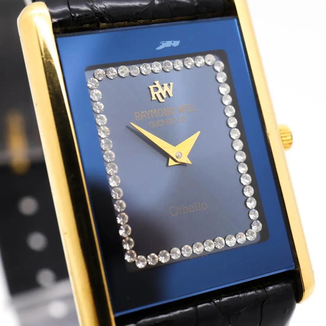 《希少》RAYMOND WEIL 腕時計 ネイビー オセロ ストーン