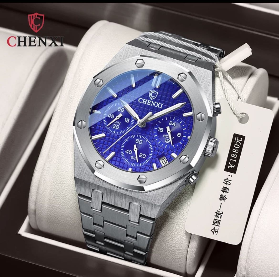 【最新メンズクォーツ腕時計】KM51386 海外ブランド高級ウォッチ 【最安】ビジネス ファッション 人気 精密_画像5