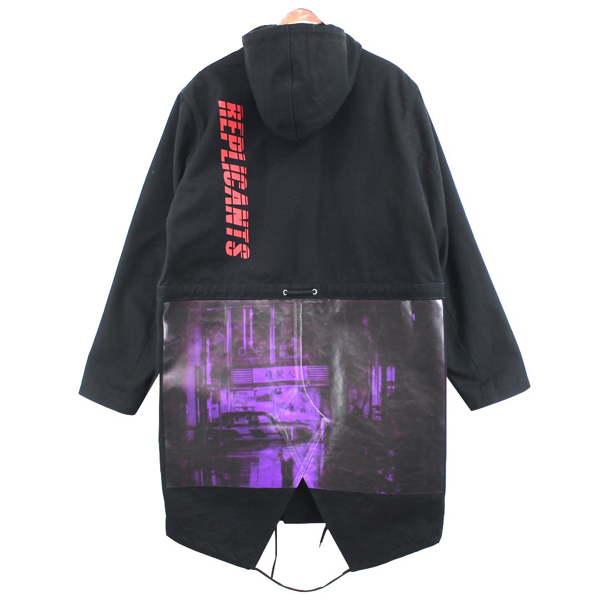 RAF SIMONS 18SS Replicants Hooded Jacket копия ntsu Mod's Coat :8056000143072