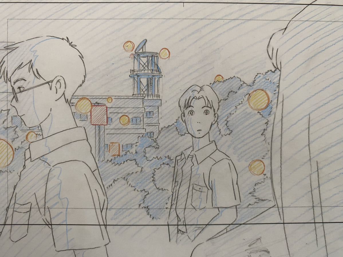  Ghibli море ..... Miyazaki . высота поле . расположение порез вытащенный 2 шт. комплект иллюстрации открытка постер цифровая картинка STUDIO GHIBLI