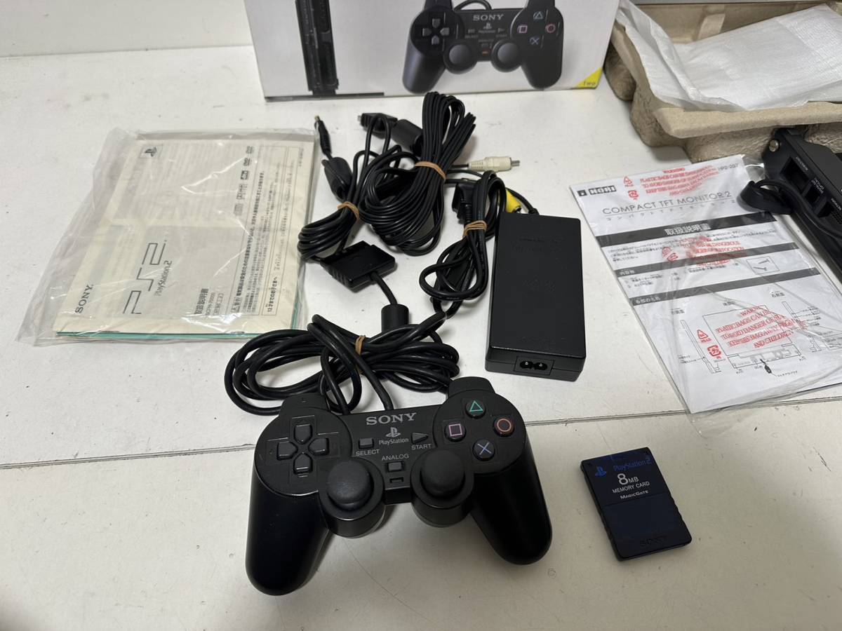 Yahoo!オークション - 【完品】【SONY 薄型 PS2 本体セット SCPH Yahoo!オークション - 【完品】【SONY 薄型 PS2 本体セット SCPH