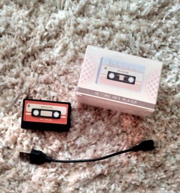  новый товар # Showa Retro MP3 плеер TF карта MicroUSB зарядка кассета дизайн музыка воспроизведение * красный 