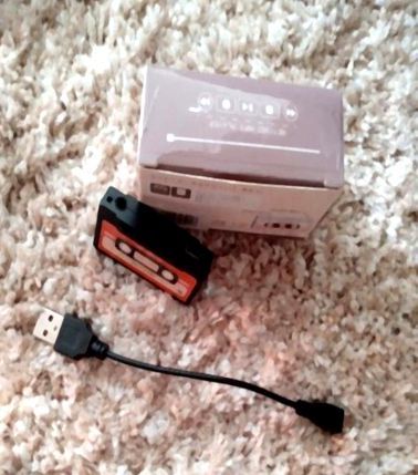  новый товар # Showa Retro MP3 плеер TF карта MicroUSB зарядка кассета дизайн музыка воспроизведение * красный 