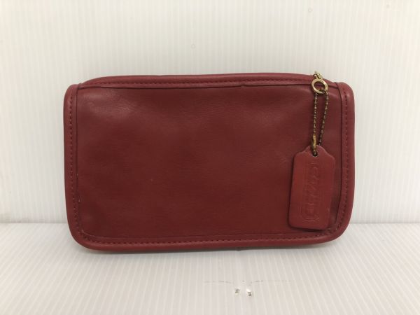 【超特価】 ポーチ 美品★コーチ(COACH) 革 I-9 箱あり管理1804 赤 その他 【超特価】 ポーチ 美品★コーチ(COACH) 革 I-9 箱あり管理1804 赤 その他