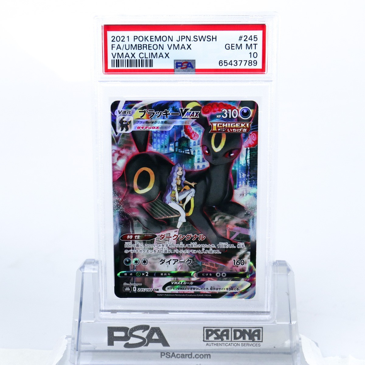 ブラッキー VMAX CSR PSA10 クライマックス fkip.unmul.ac.id