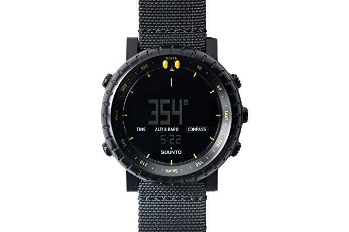  new goods * free shipping * Suunto (SUUNTO) wristwatch core mountain climbing trail running 3 atmospheric pressure waterproof direction / high-quality / atmospheric pressure / water deep Classic yellow prime 