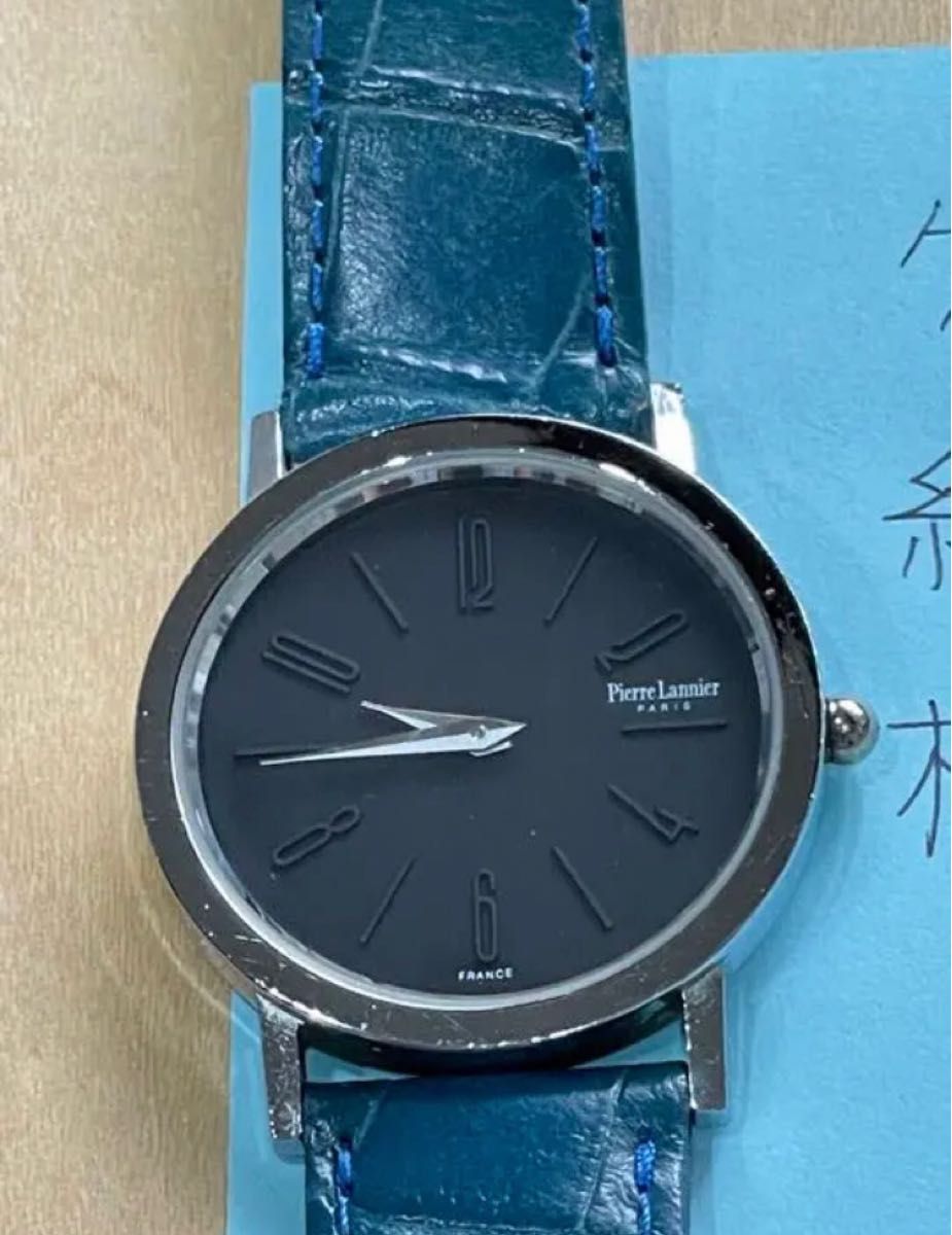 美品 pierre lannier 丸型 スポーツ時計