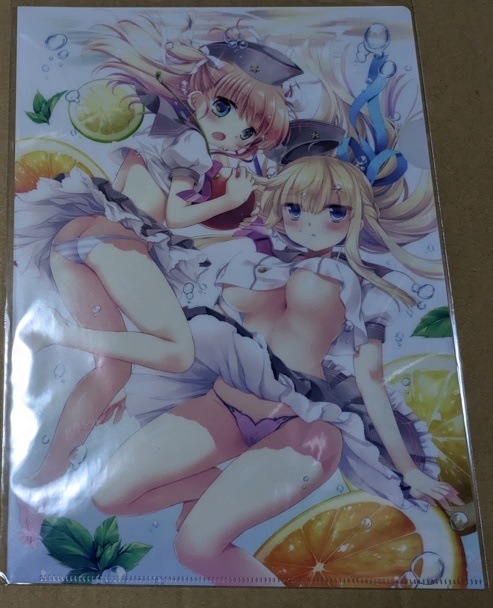 クリアファイル　桜沢いづみ/ミヤスリサ　C96　特典　出品物５点以上の購入で送料無料_画像1