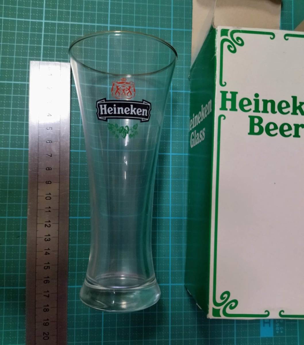 正規品 昔 の 非売品 ハイネケン ピルスナー グラス ビール カップ コップ Heineken Beer cup pilsner glass campaign item_画像2