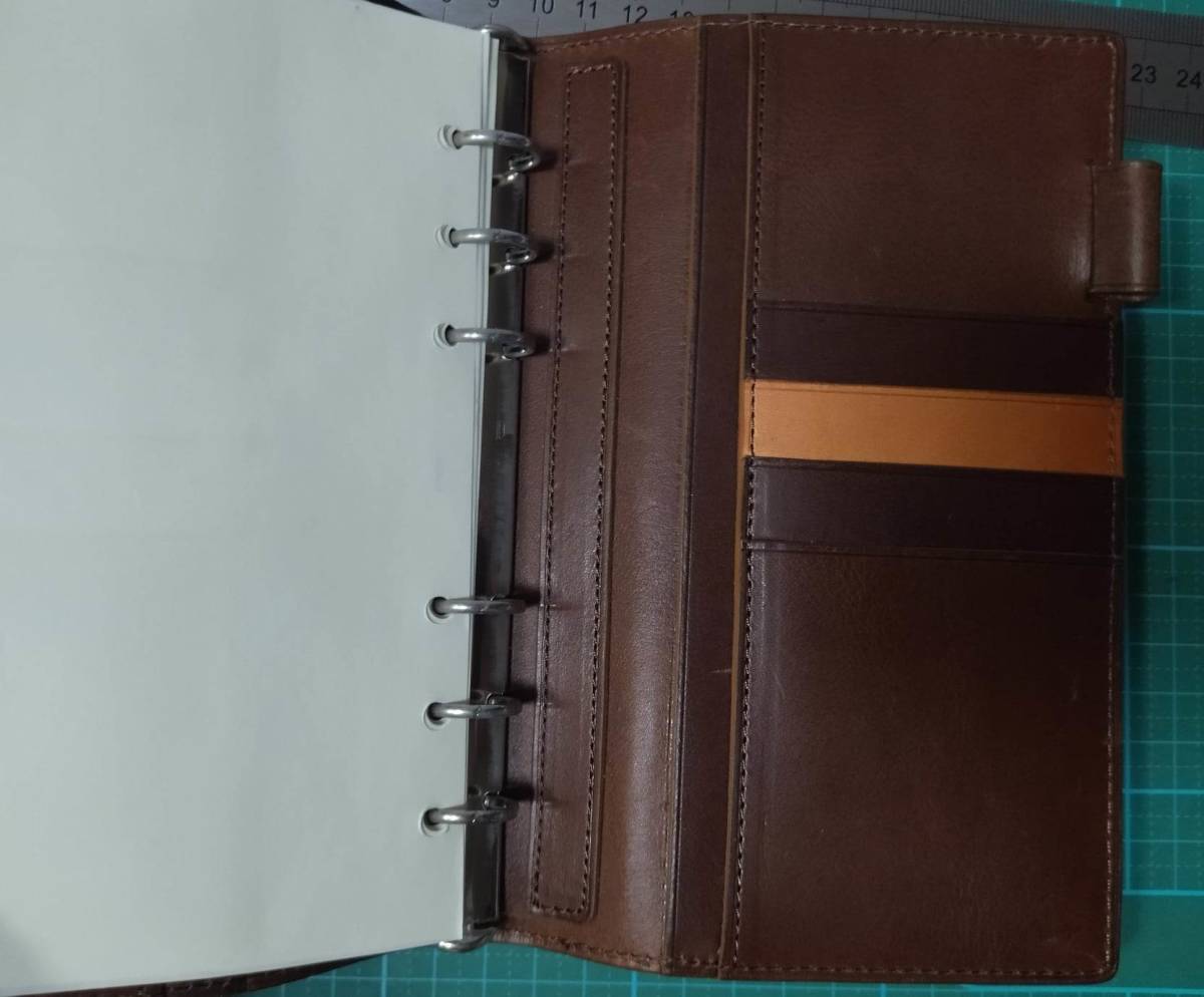 アシュフォード システム手帳 手帳 7169-022 タタンカ ブラウン ASHFORD Data Management System Gear Personal organizer daily planner_画像7