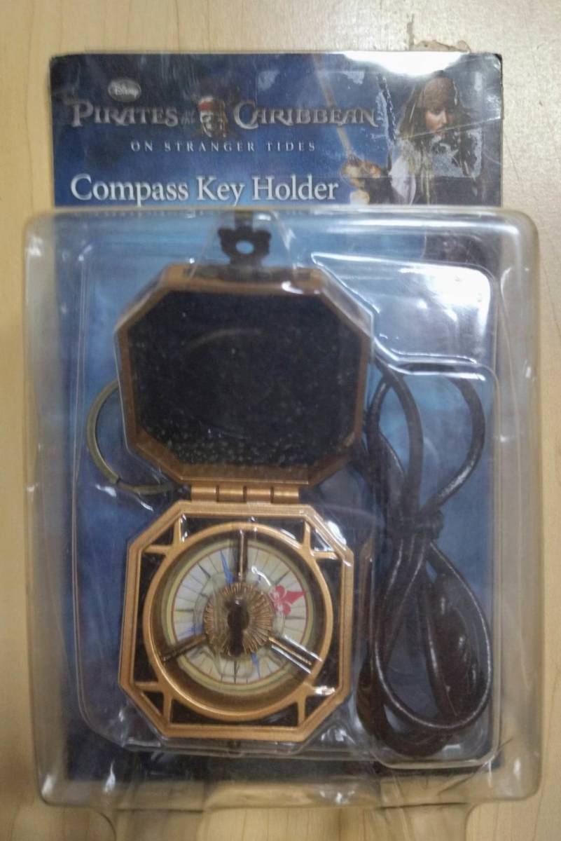 パイレーツ・オブ・カリビアン コンパス キーホルダー Pirates of the Caribbean Jack Sparrow's compass key ring holder chain Replica_画像1