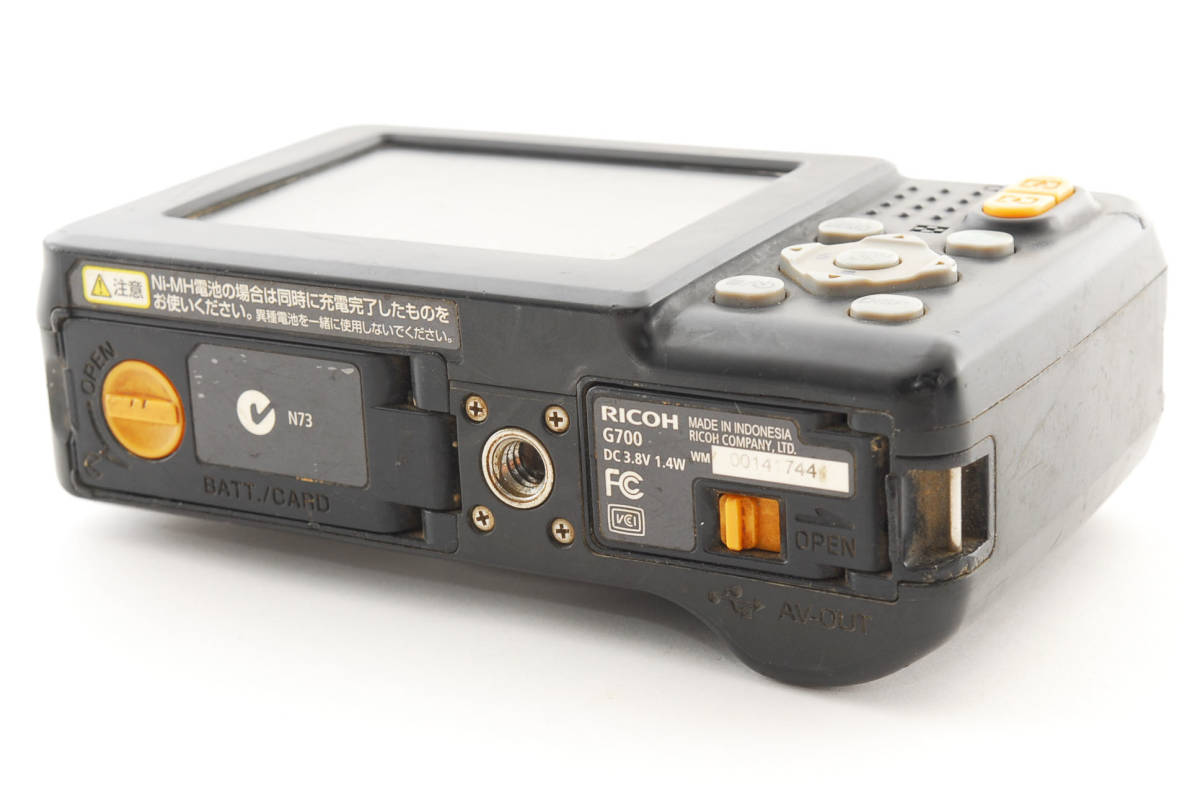Yahoo!オークション - 並品 リコー RICOH G700 防水 防塵 耐衝撃 Yahoo!オークション - 並品 リコー RICOH G700 防水 防塵 耐衝撃