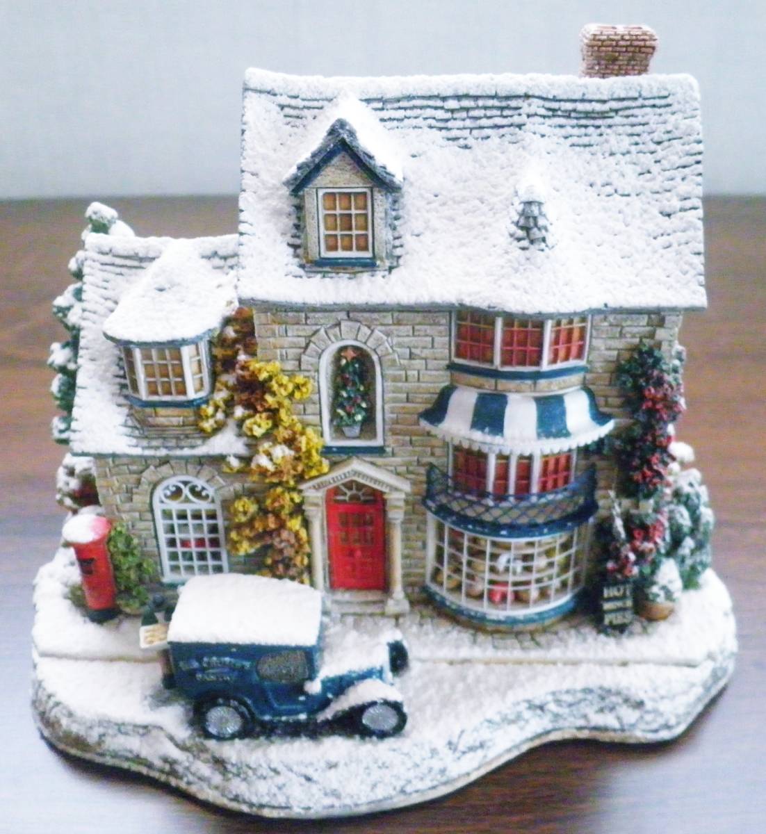 希少 Lilliput Lane リリパットレーン CHRISTMAS CAKE クリスマスケーキ 2001年 限定 ジオラマ ミニチュアハウス オブジェ 送料無料