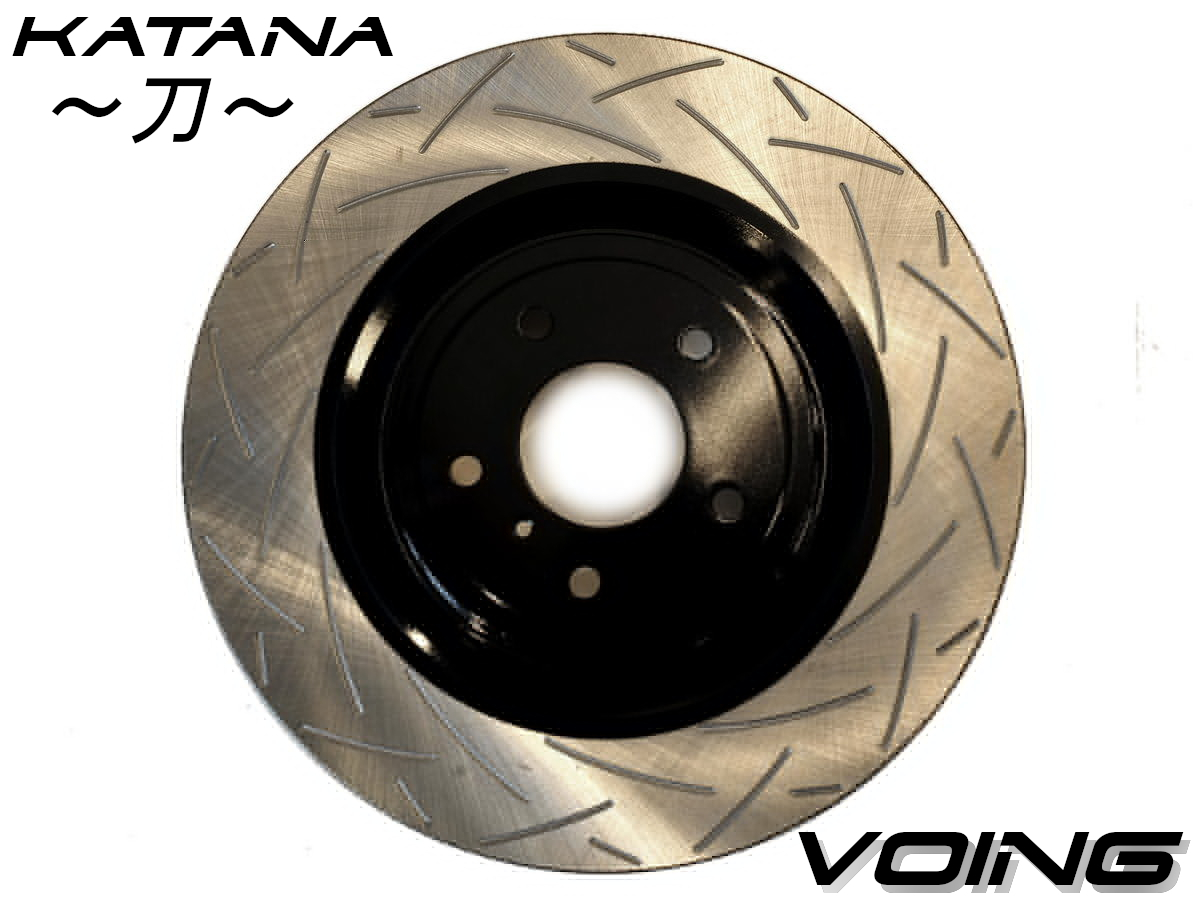 ジューク NF15 16GT FOUR/ニスモ に適合 VOING katana 刀 スリット フロント ブレーキ ローター_画像1