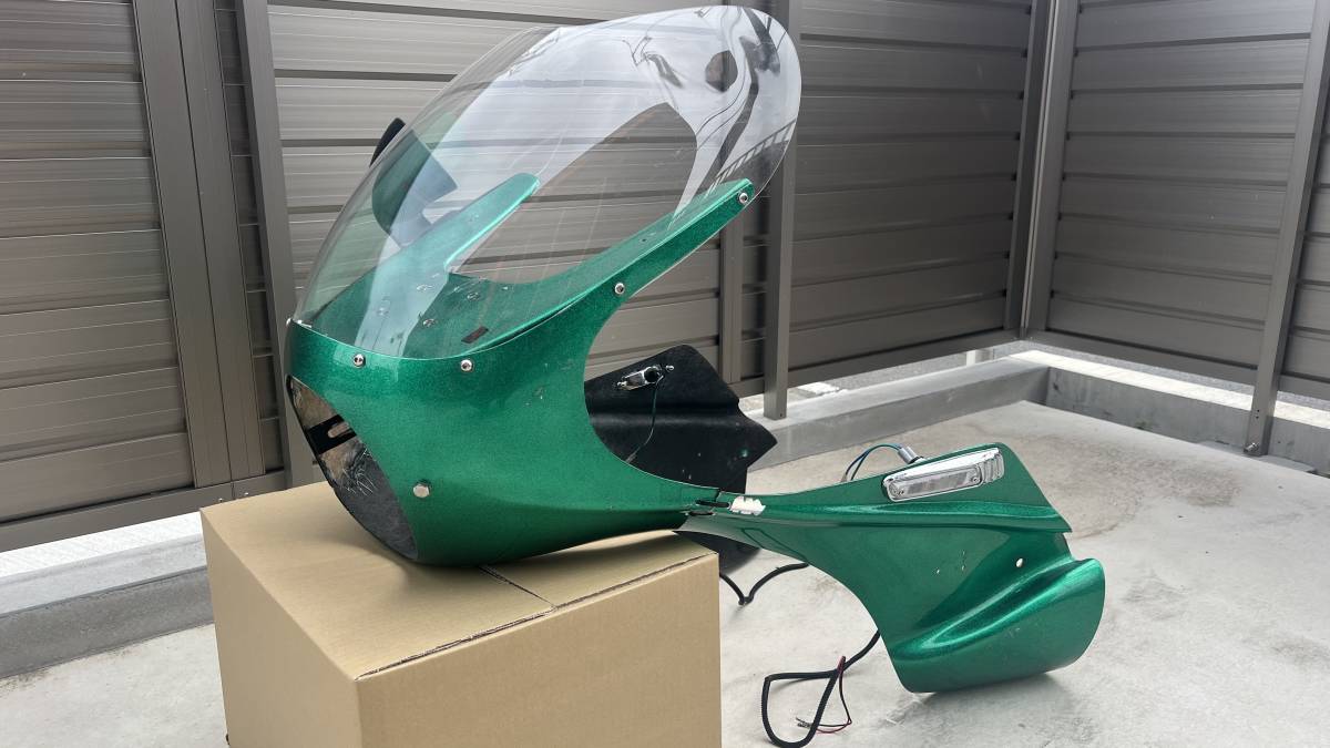 汎用 中古品 ロケットカウル ローレルウインカー付 検国産旧車
