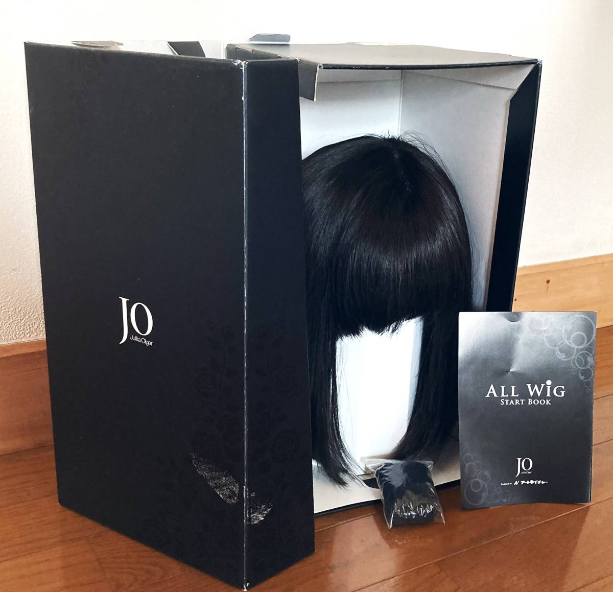  unused!JO Giulia *o- Jeff ru wig Bob natural black M