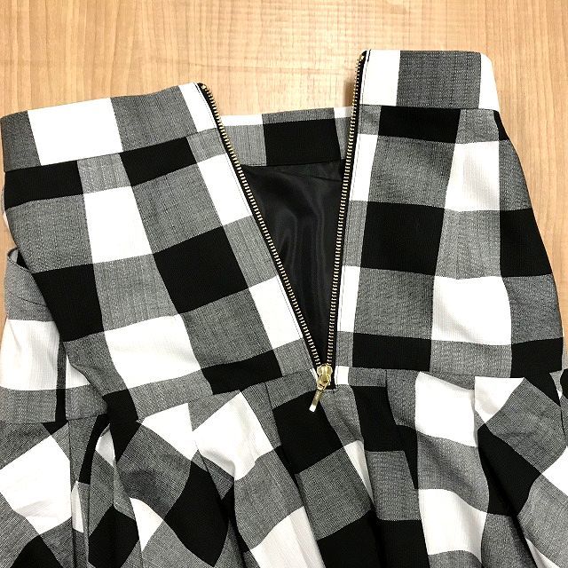 サンプル品』sheller シェリエ ギンガムチェック ZIPスカート M相当