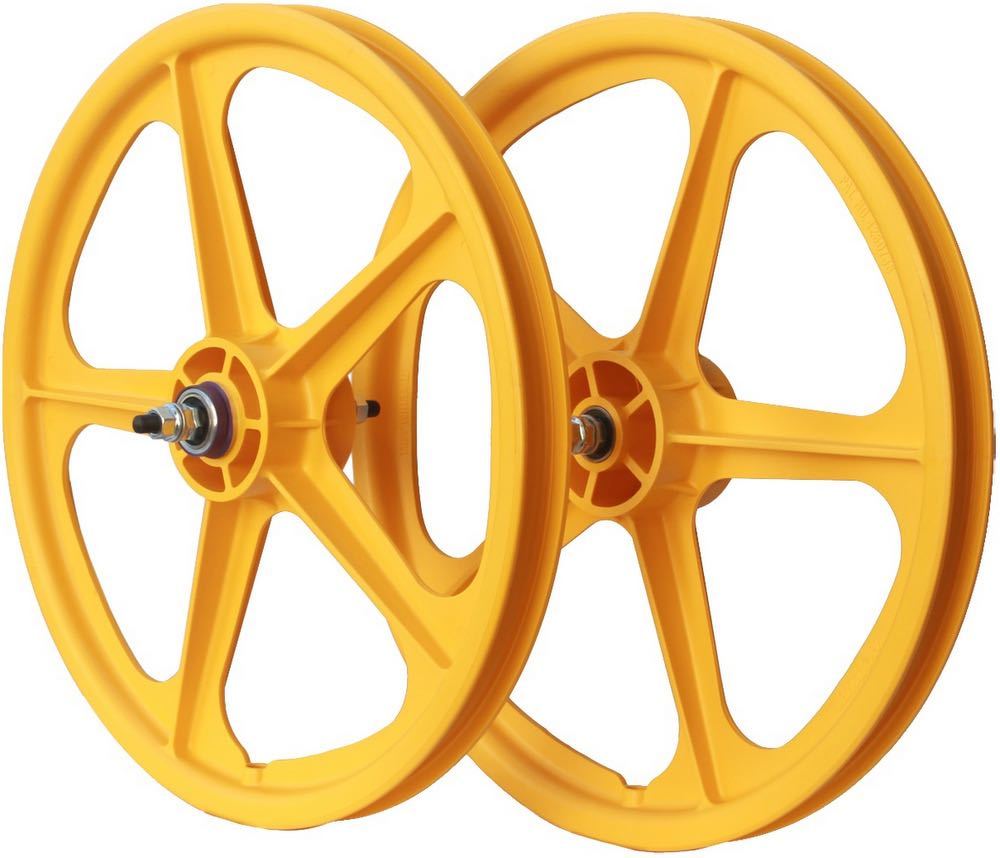 Skyway 20 YELLOW Tuff Wheel II SET- Freewheel スカイウェイ Skyway 20 YELLOW Tuff Wheel II SET- Freewheel スカイウェイ