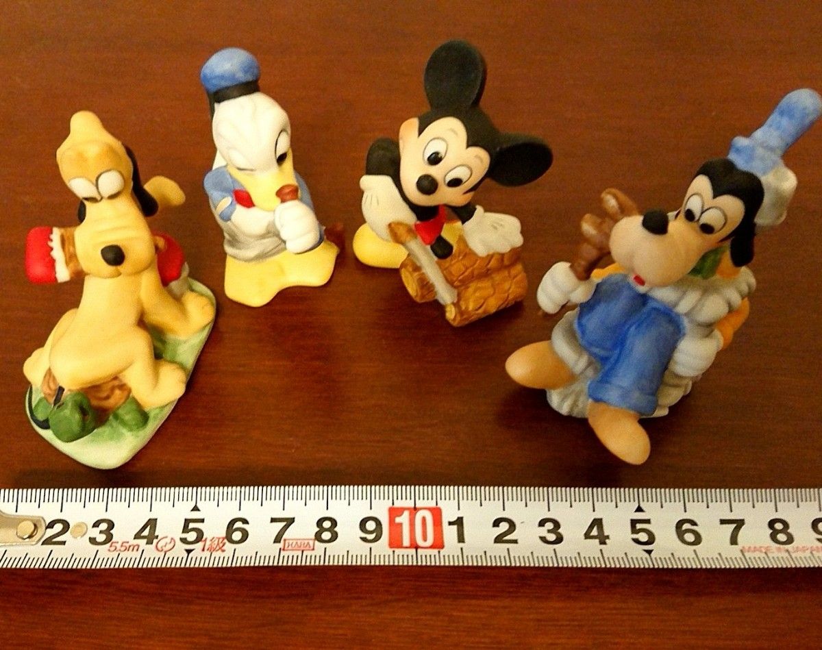 東京ディズニーランド 開園時 フィギュア ミッキーマウス ドナルドダック プルート グーフィー Disney ミニチュア人形
