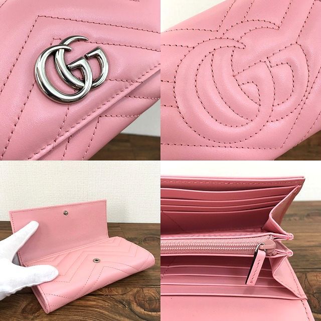 ヤフオク! - ☆送料無料☆ 未使用品 GUCCI 長財布 GGマーモント...