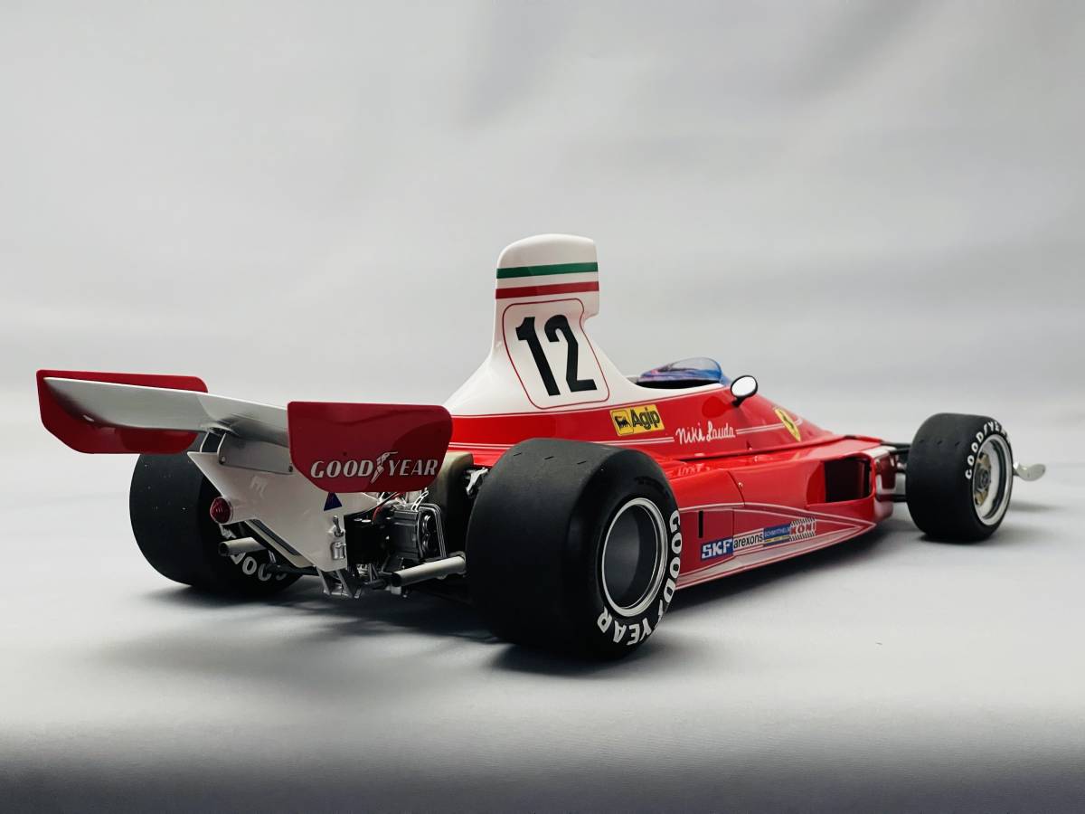 タミヤ1/12 フェラーリ312T 1975年モナコGPニキラウダ車完成品 タミヤ1/12 フェラーリ312T 1975年モナコGPニキラウダ車完成品